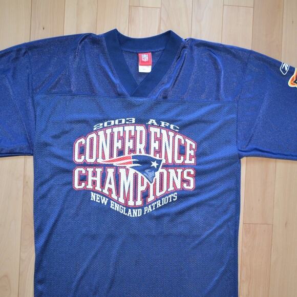 NFL Brady Patriots Jersey Conference Champions Super Bowl Size M - Picture 2 of 6